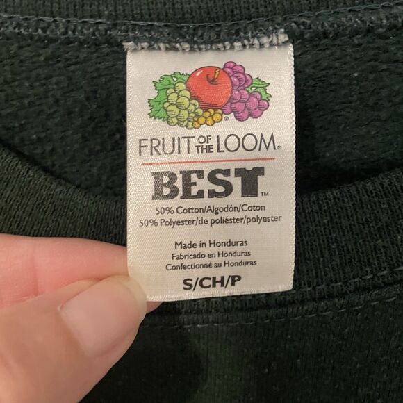 Vtg Alabama Grill Crewneck Sweatshirt Sz S Pigeon Forge Country Souvenir Green - Picture 3 of 8